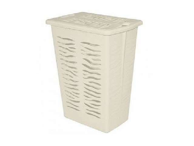 Корзина для белья Rambai 30л, 377х261х492 мм (светло-бежевый)